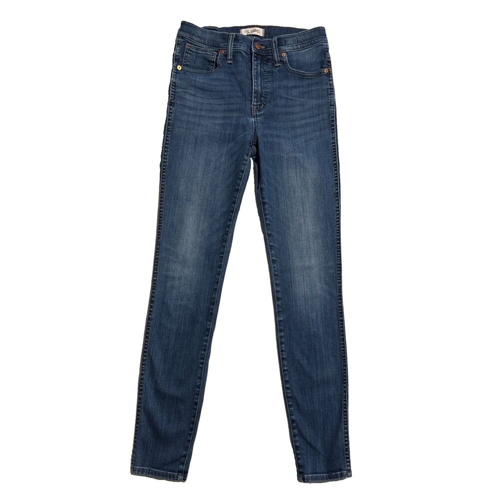Madewell 10" High Rise Skinny Blue Denim Size 27T -Tall